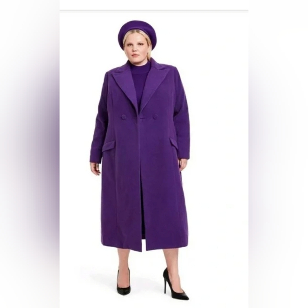 Sergio Hudson X Target Purple Coat